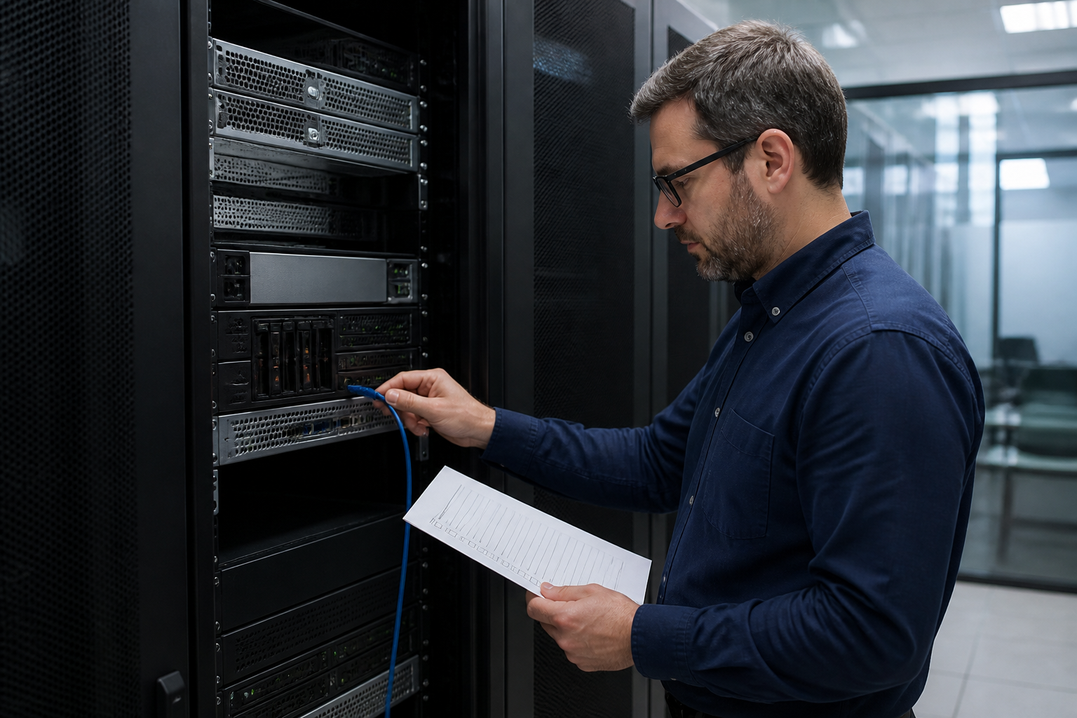 Administrator restricting external access to an on-premises SharePoint server.